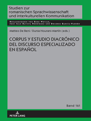 cover image of Corpus y estudio diacrónico del discurso especializado en español